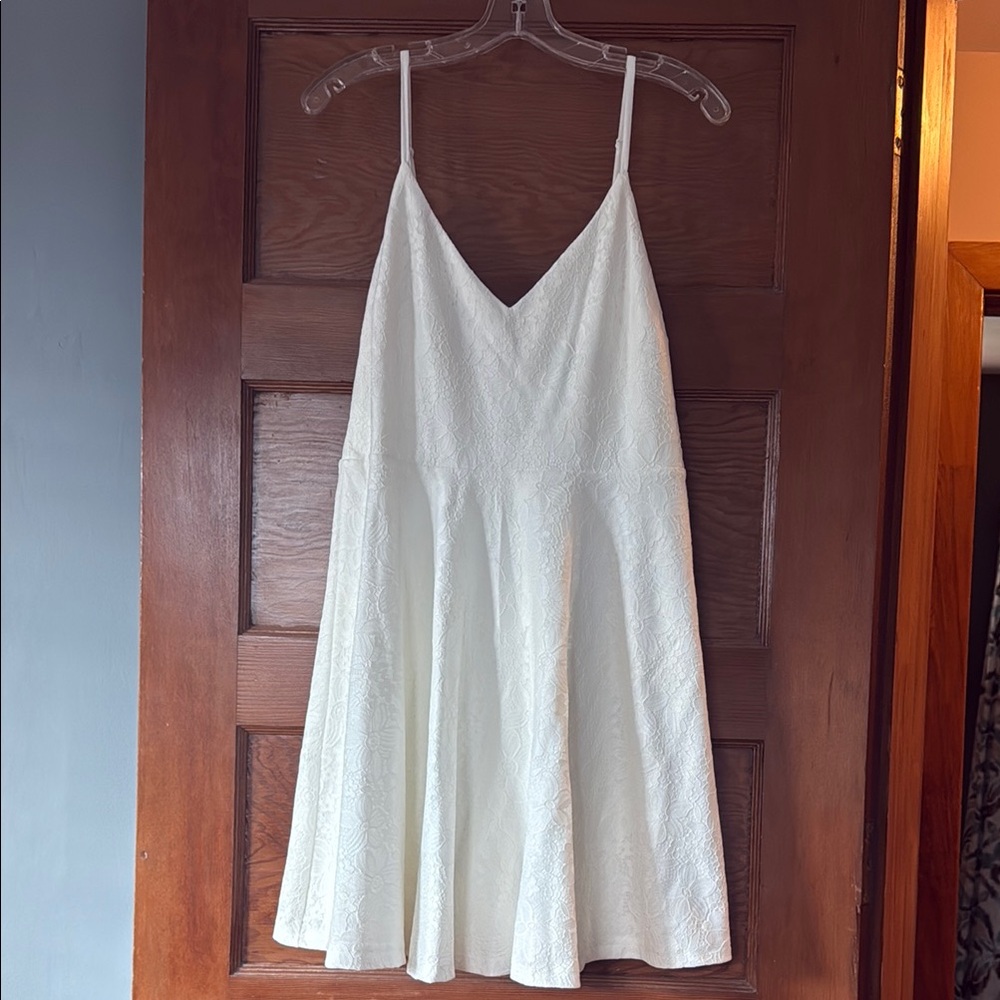 XL Lulu's White Spaghetti Strap Sundress